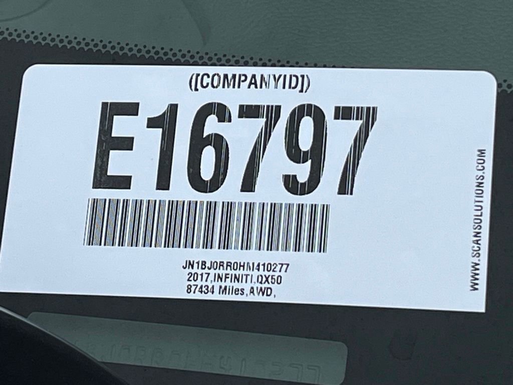 Used 2017 INFINITI QX50 AWD w/ Premium Plus Package image 21