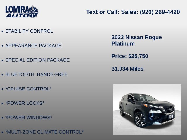 Used 2023 Nissan Rogue Platinum AWD/4WD image 8