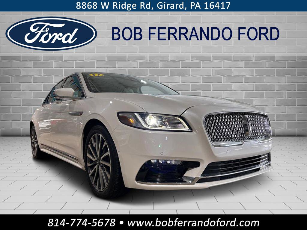 Used 2017 Lincoln Continental Select w/ Technology Package