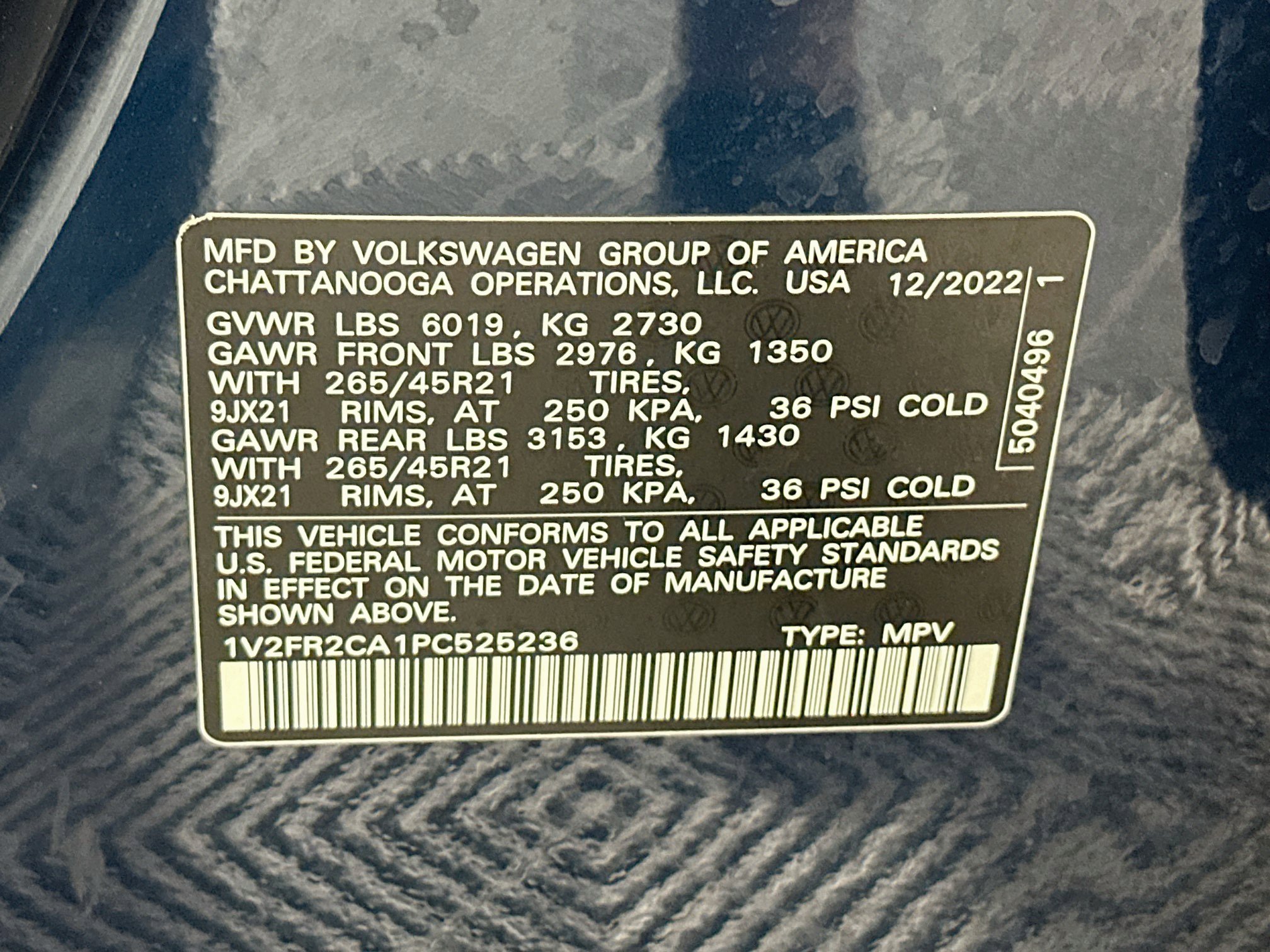 Used 2023 Volkswagen Atlas SEL Premium AWD/4WD image 12