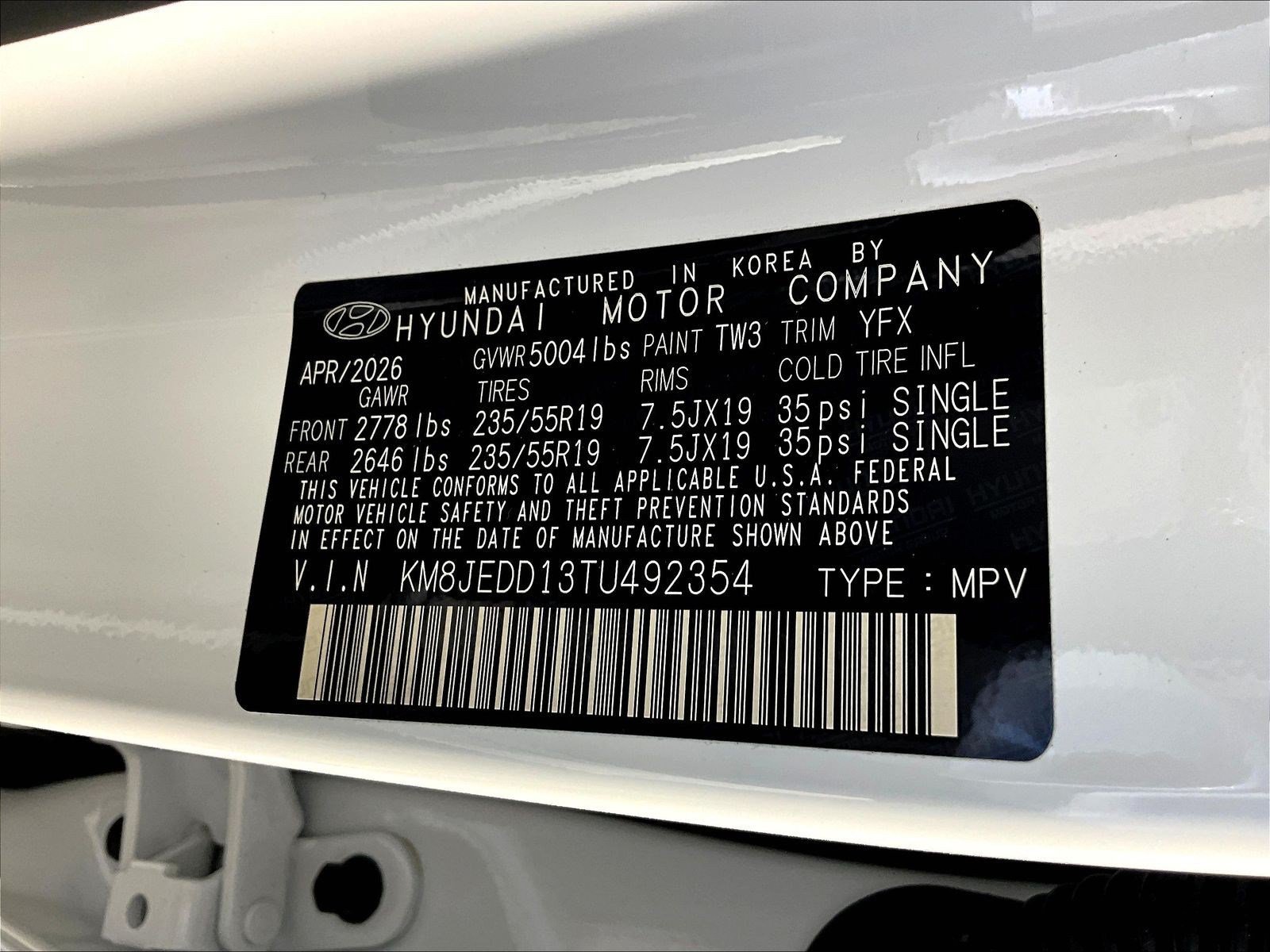 New 2026 Hyundai Tucson Limited AWD/4WD image 21