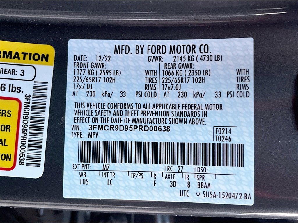 Used 2023 Ford Bronco Sport Badlands image 30