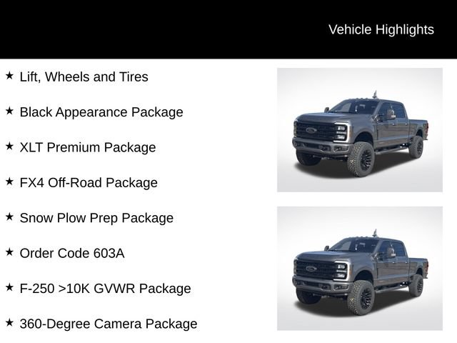 Used 2024 Ford F250 XLT w/ Black Appearance Package AWD/4WD image 8