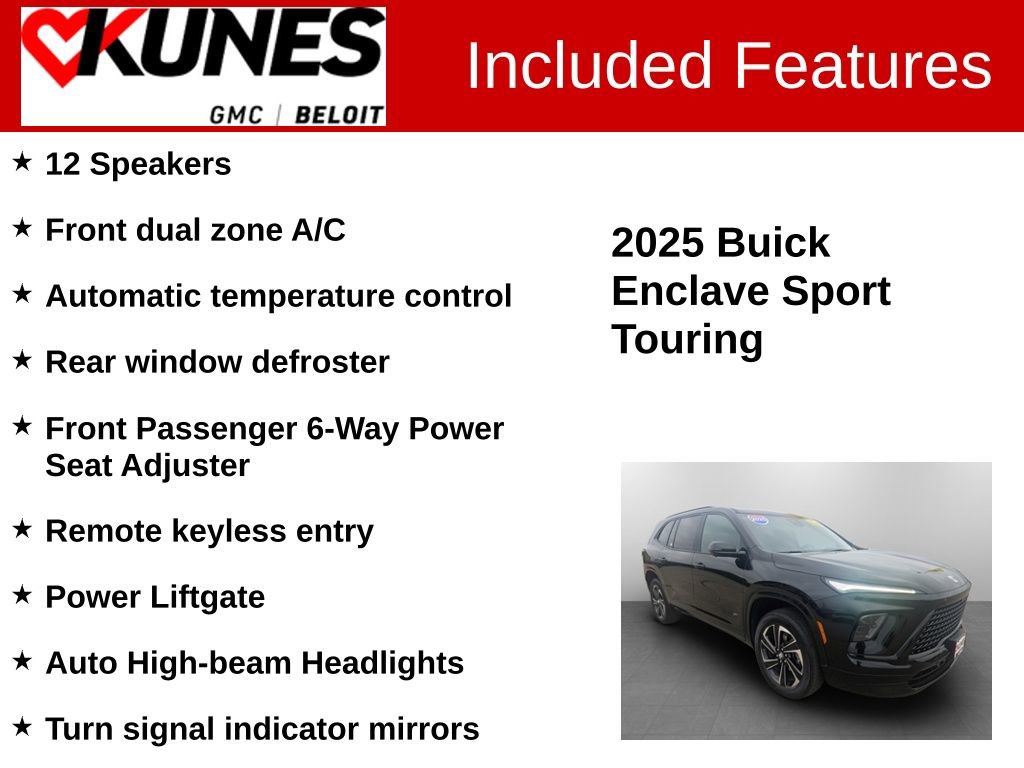 Used 2025 Buick Enclave Sport Touring AWD/4WD image 2