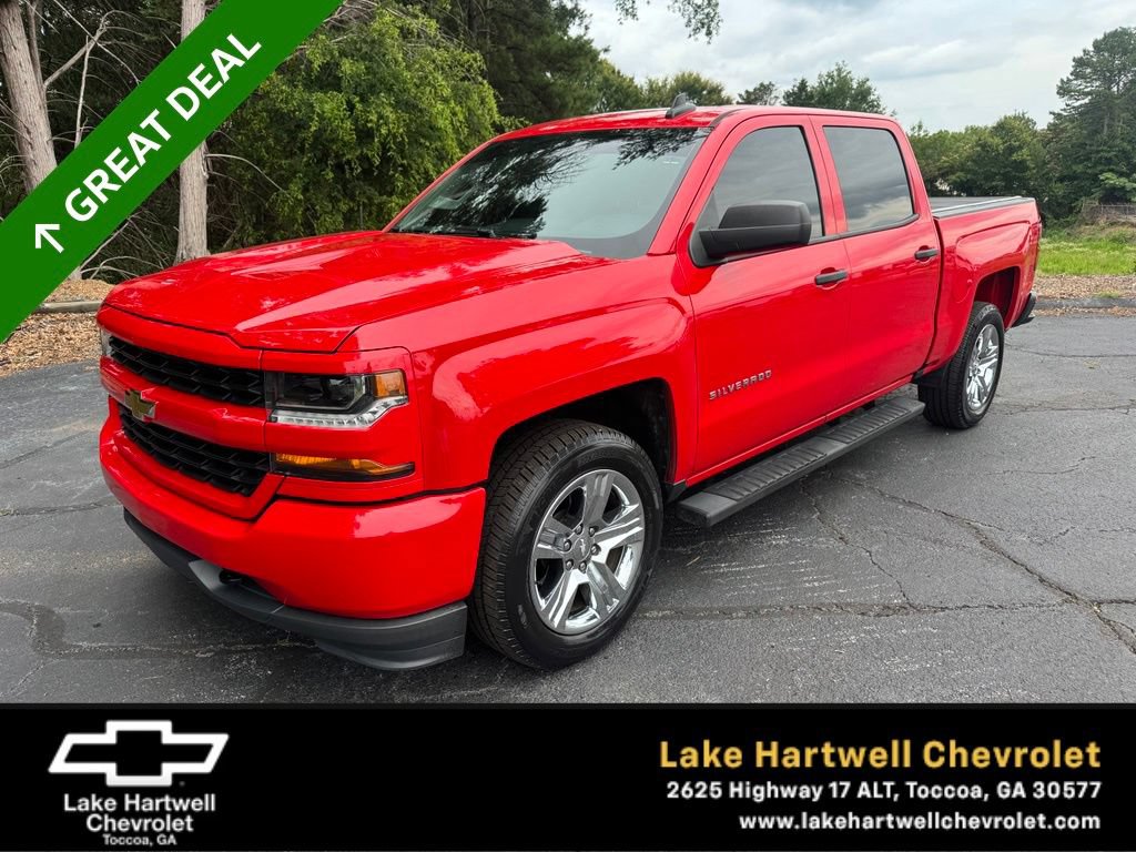 Used 2018 Chevrolet Silverado 1500 Custom w/ Custom Value Package RWD image 1