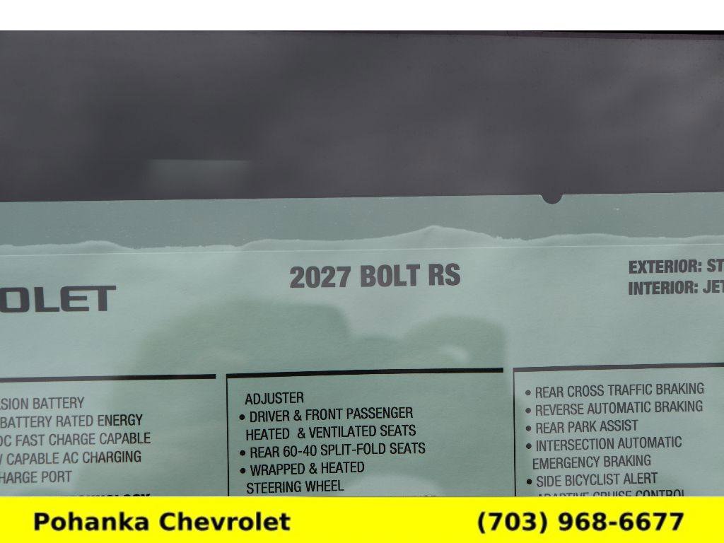 New 2027 Chevrolet Bolt RS FWD image 29