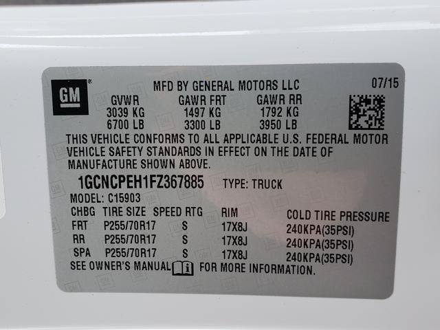 Used 2015 Chevrolet Silverado 1500 W/T w/ WT Fleet Convenience Package RWD image 24
