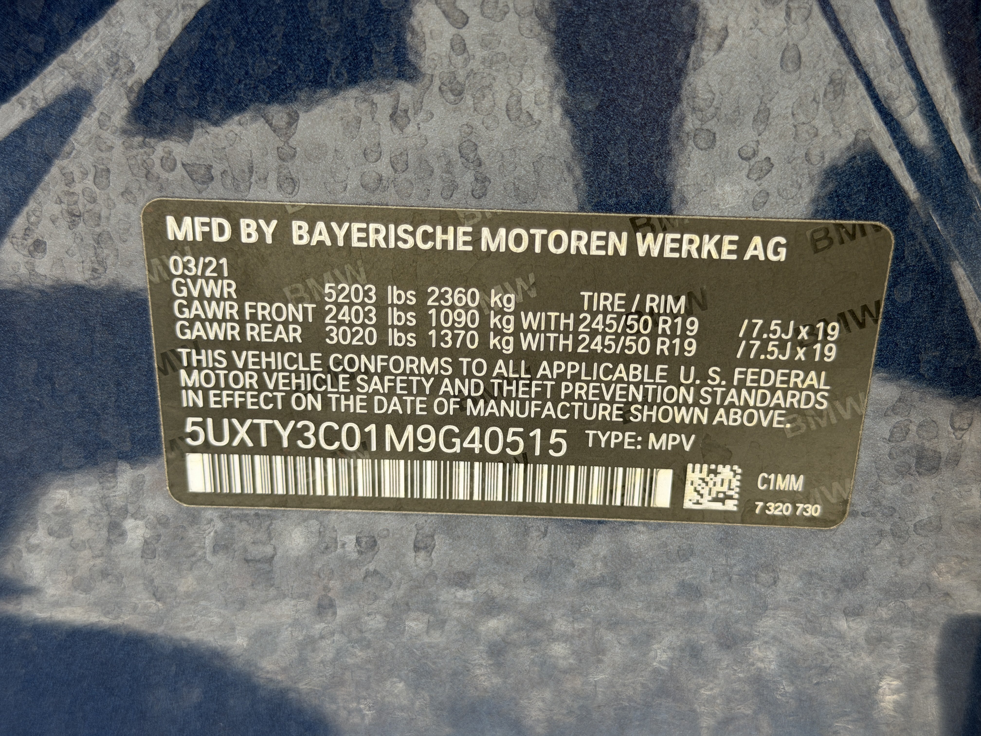 Used 2021 BMW X3 sDrive30i w/ Premium Package RWD image 38