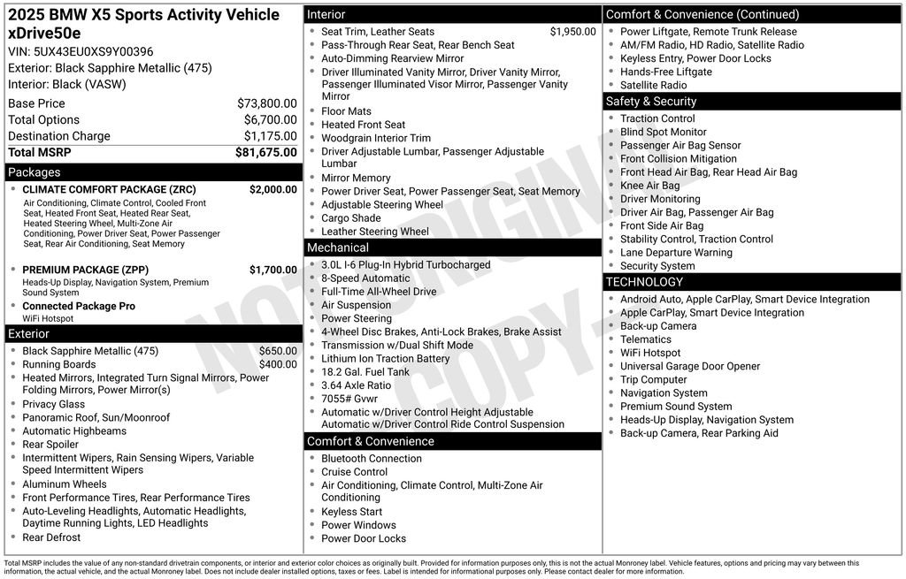 Used 2025 BMW X5 xDrive50e image 6
