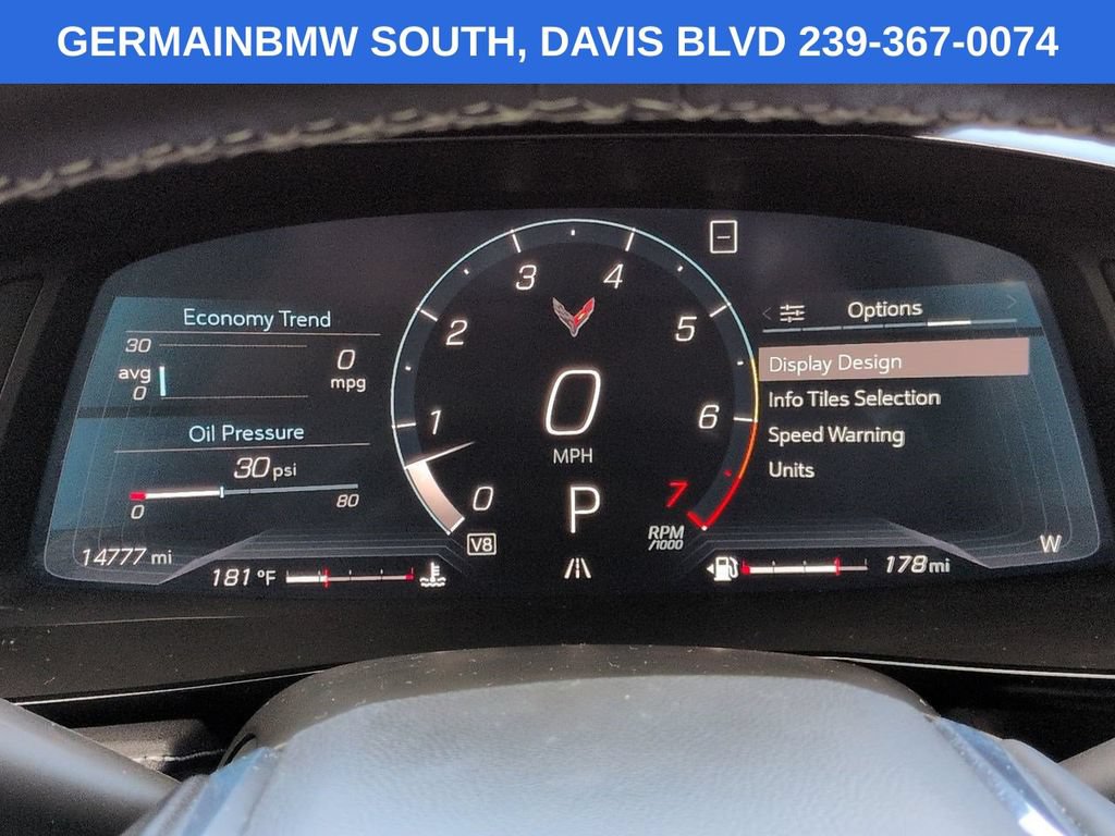 Used 2020 Chevrolet Corvette Stingray Preferred Cpe w/ 2LT Preferred Equipment Group RWD image 29