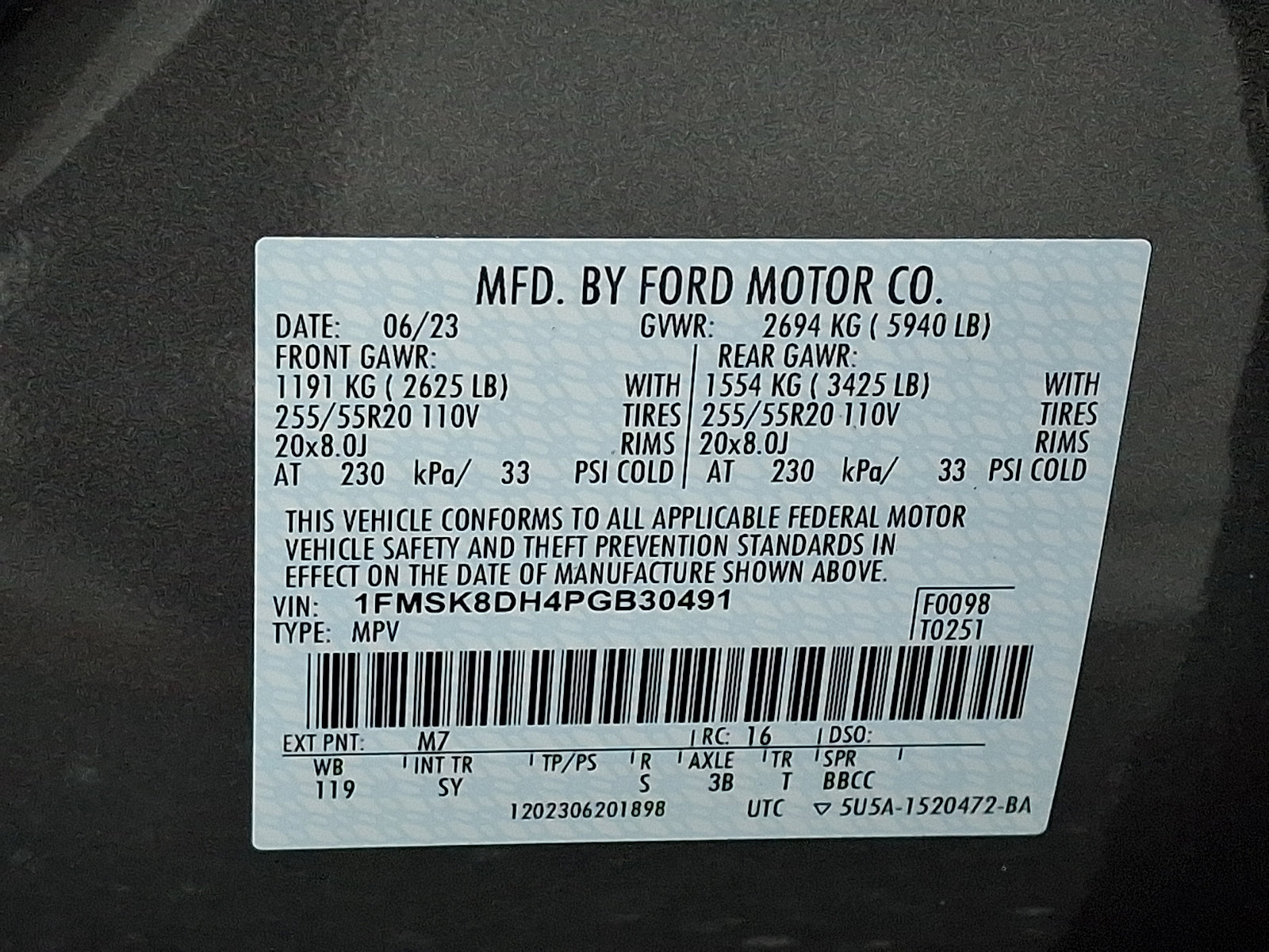 Certified 2023 Ford Explorer XLT w/ Equipment Group 202A image 26