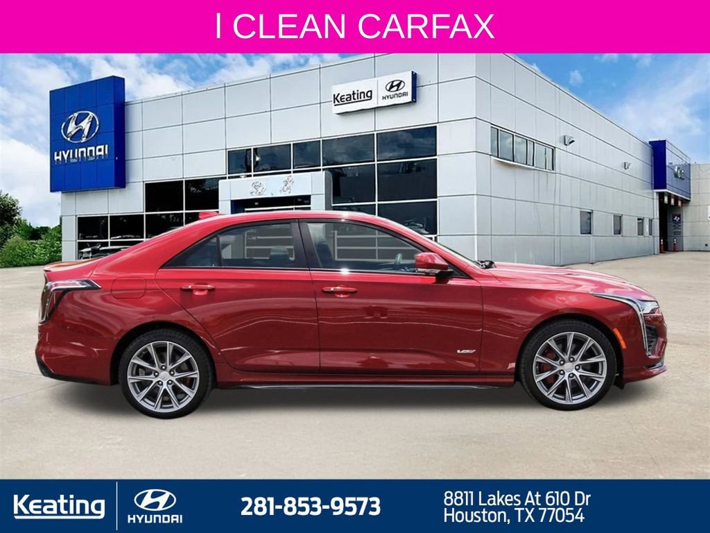 Used 2020 Cadillac CT4 V w/ Climate Package AWD/4WD image 4