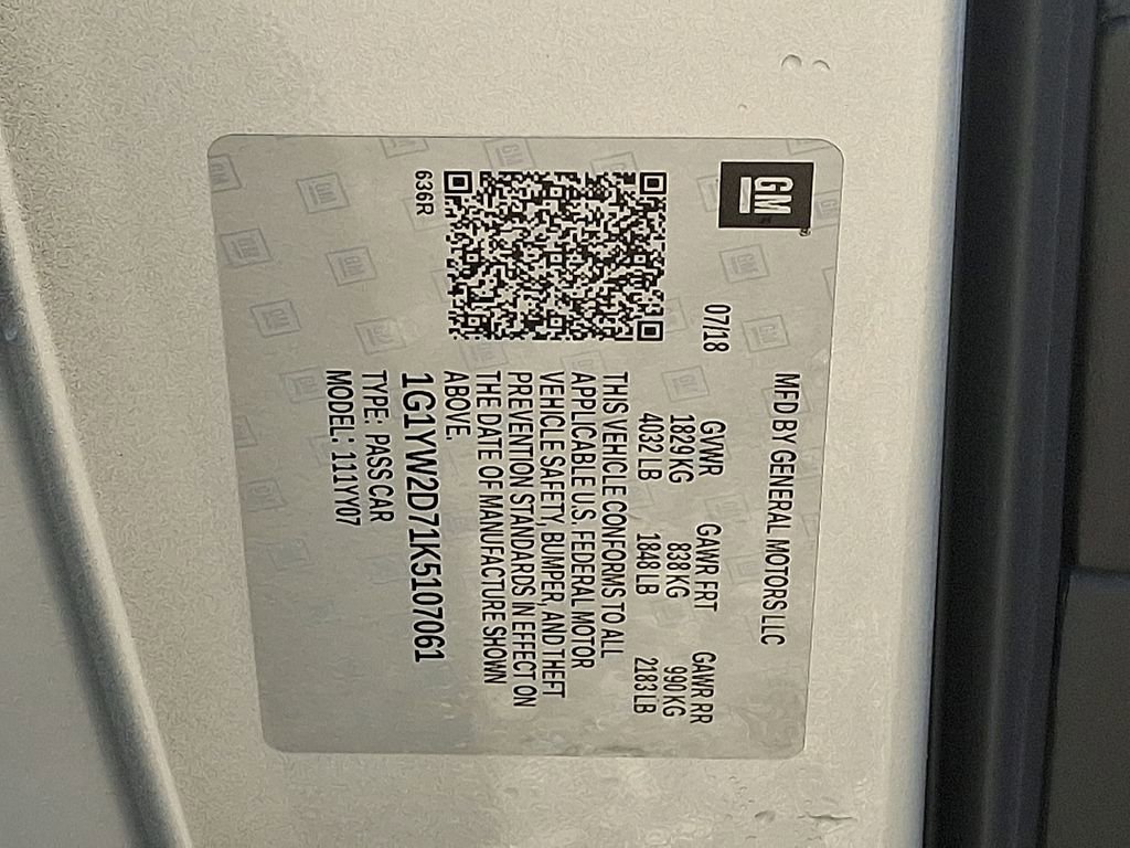 Used 2019 Chevrolet Corvette Grand Sport w/ Battery Protection Package image 27