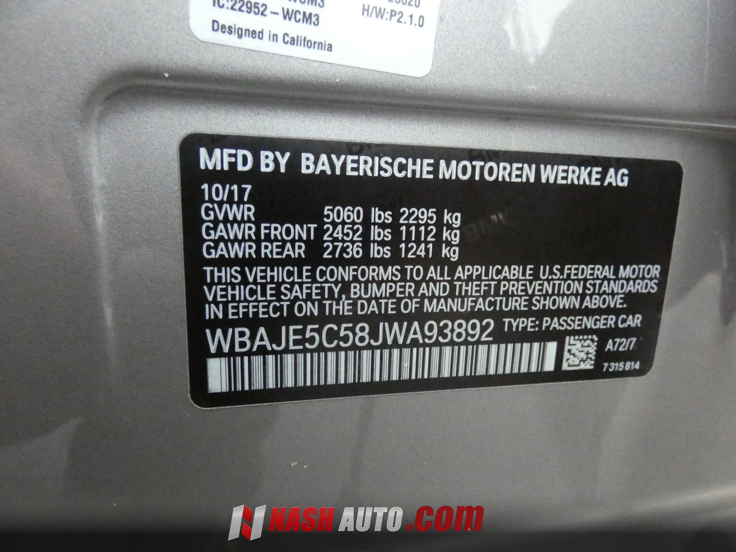 Used 2018 BMW 540i RWD image 67