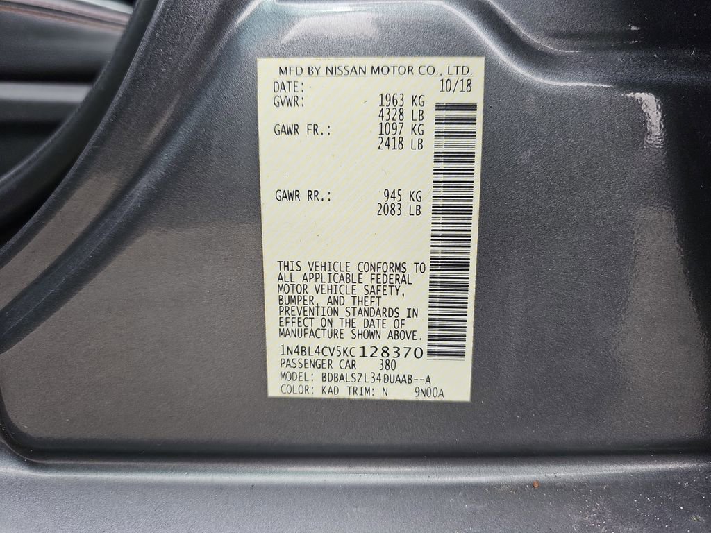 Used 2019 Nissan Altima 2.5 SR w/ SR Premium Package FWD image 39