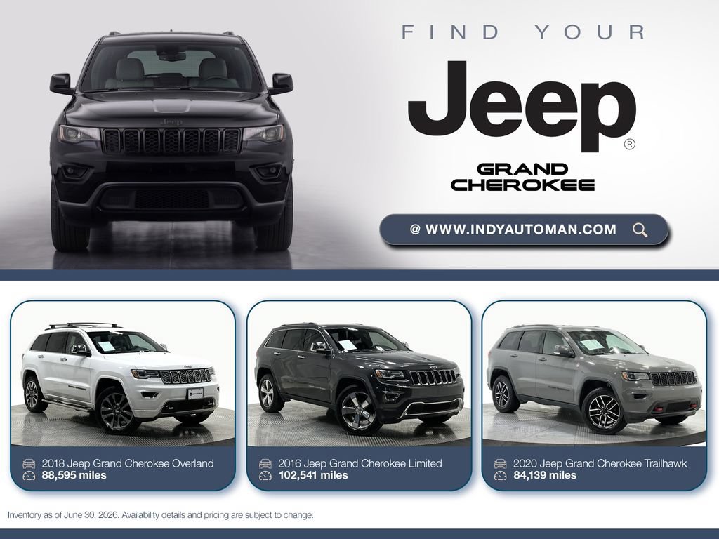 Used 2018 Jeep Grand Cherokee Overland AWD/4WD image 18