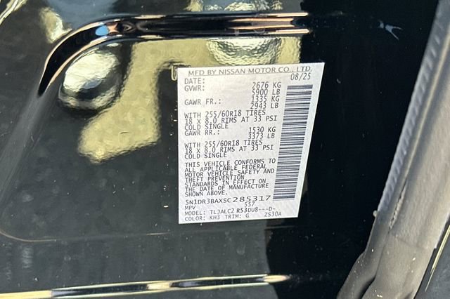 New 2025 Nissan Pathfinder SV image 24