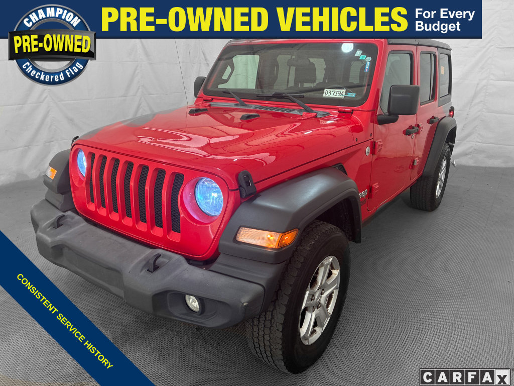 Used 2019 Jeep Wrangler Unlimited Sport S AWD/4WD image 1