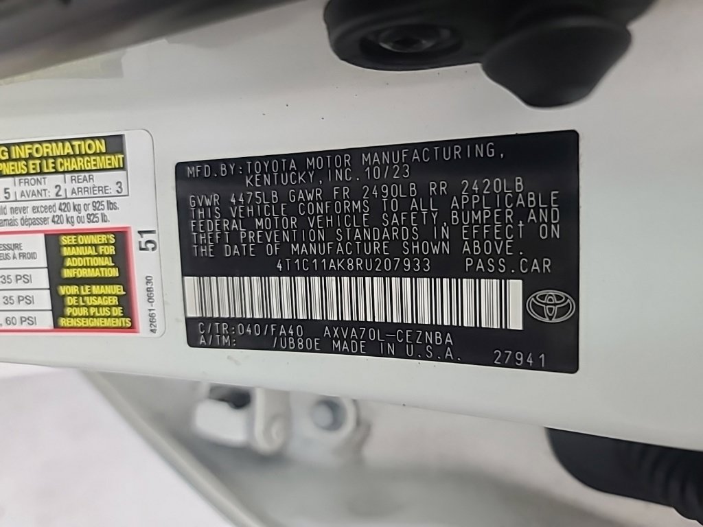 Used 2024 Toyota Camry LE FWD image 39