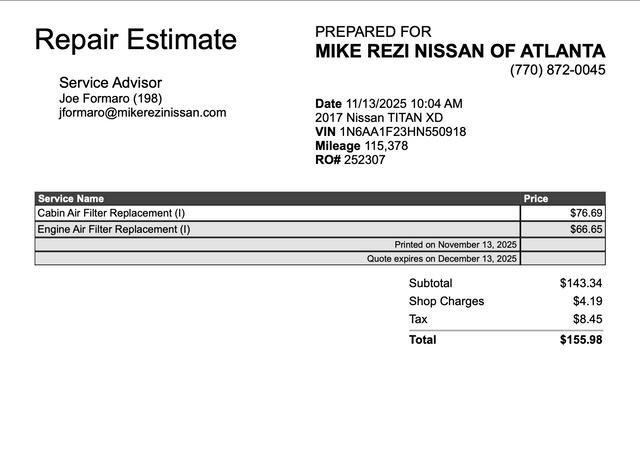 Used 2017 Nissan Titan SV image 4