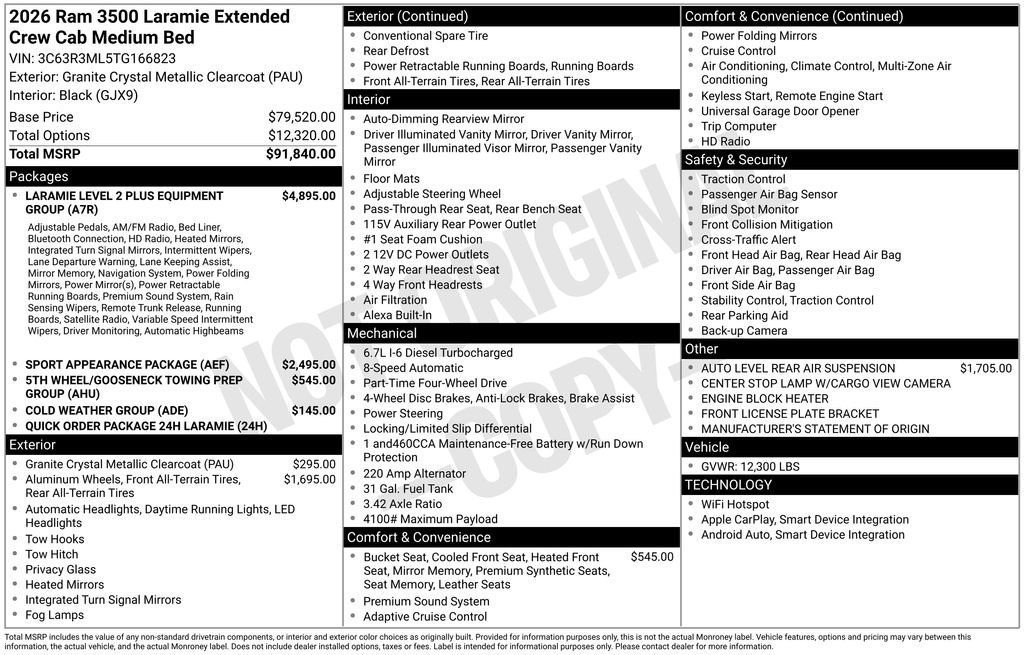 New 2026 RAM 3500 Laramie image 54