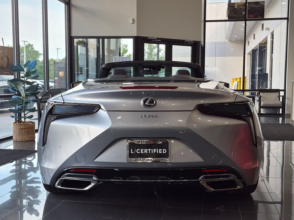 Certified 2022 Lexus LC 500 Convert w/ Accessory Package RWD image 9