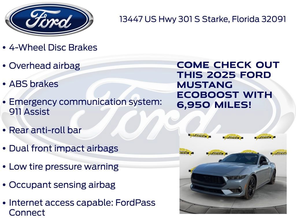 Certified 2025 Ford Mustang Coupe w/ Mustang Nite Pony Package image 32