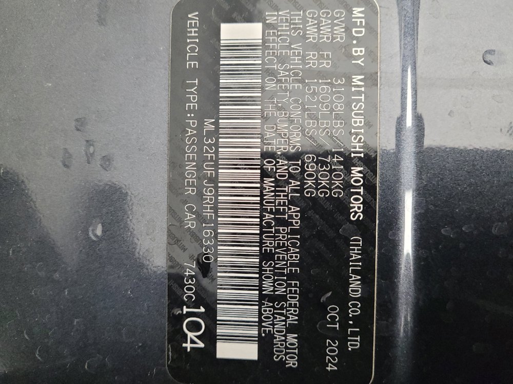 Used 2024 Mitsubishi Mirage G4 ES FWD image 33