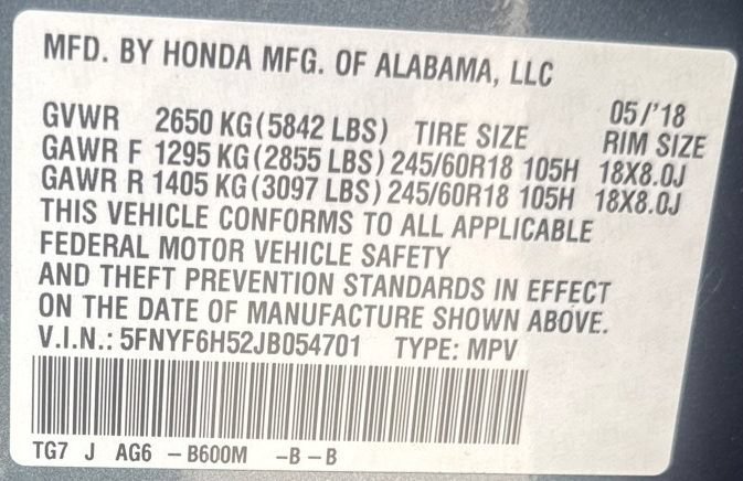 Used 2018 Honda Pilot EX-L image 12