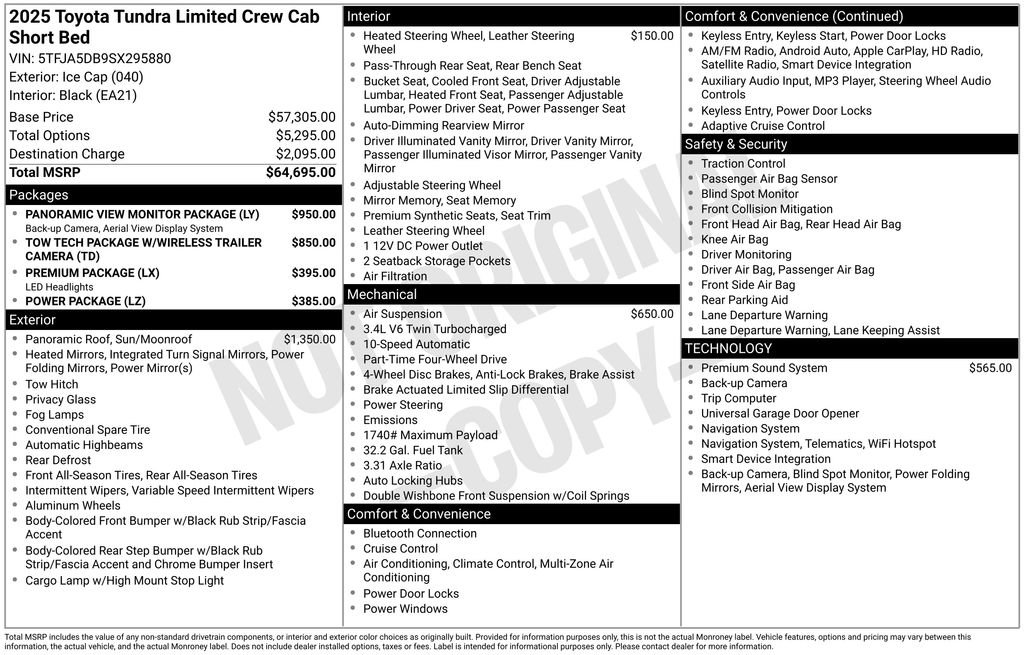 Used 2025 Toyota Tundra Limited image 28