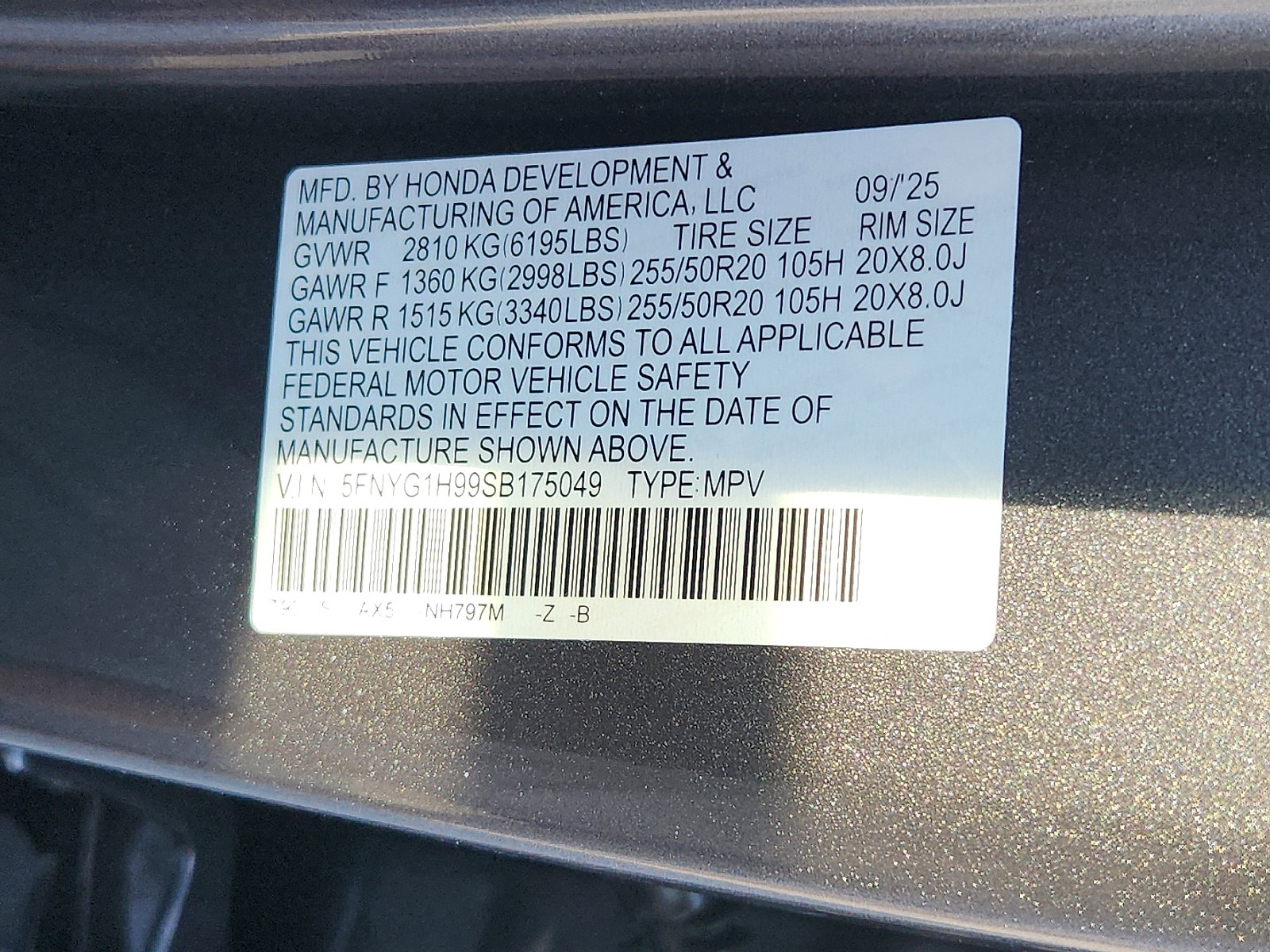 New 2025 Honda Pilot Black Edition image 18