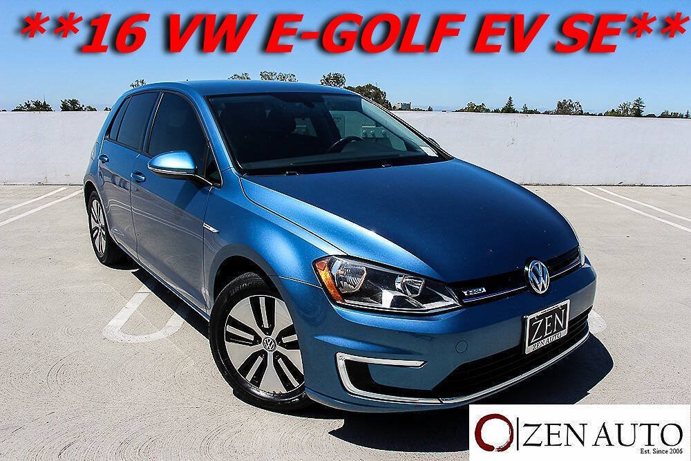 Used 2016 Volkswagen e-Golf SE