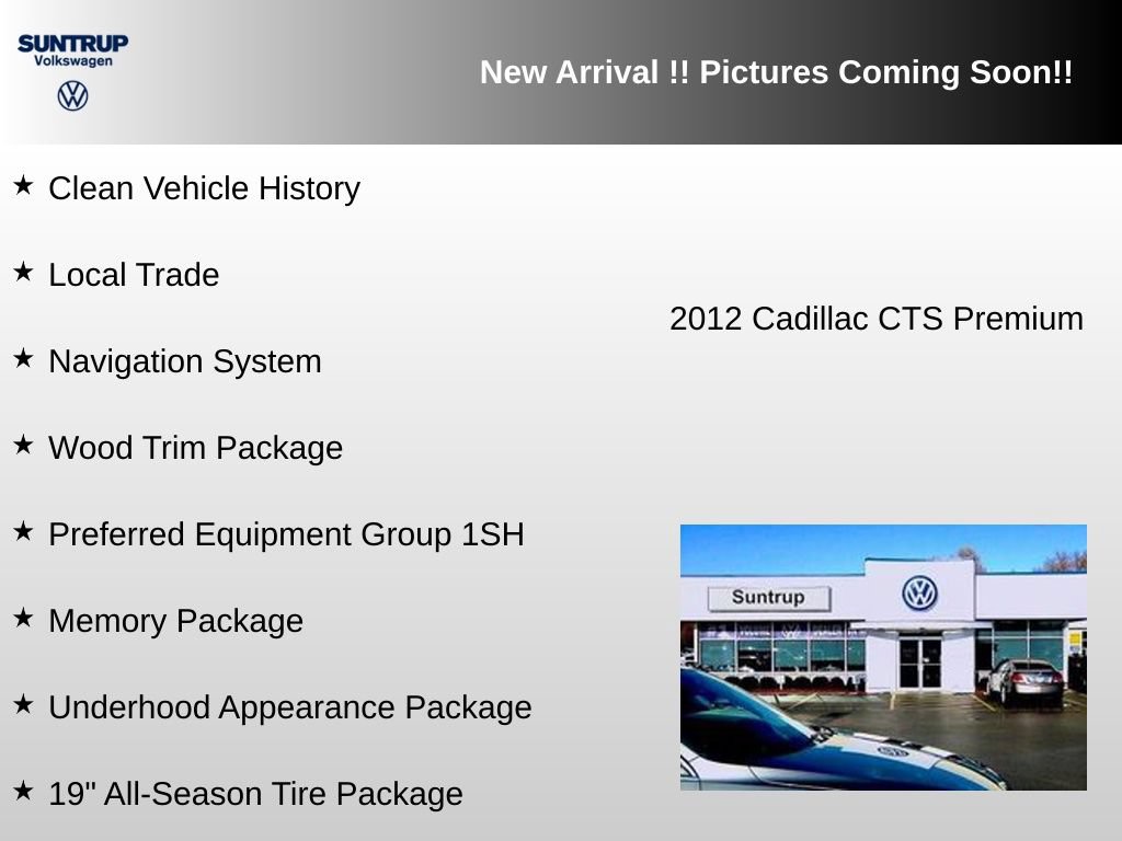 Used 2012 Cadillac CTS Premium AWD/4WD image 3