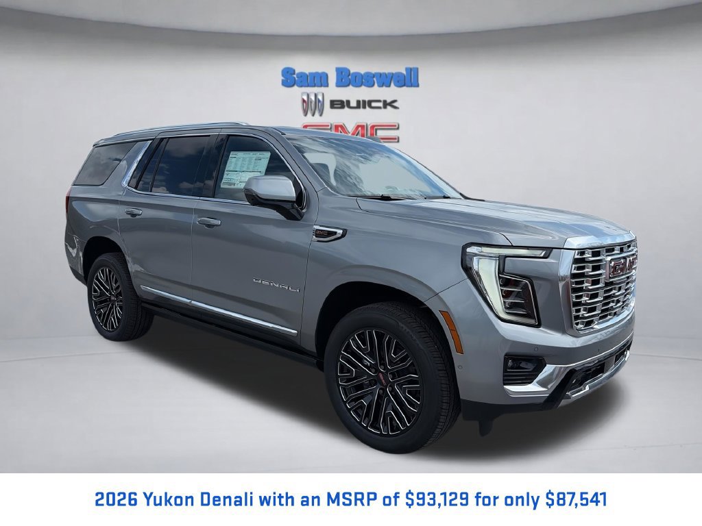New 2026 GMC Yukon Denali w/ Sun & Power Step Package