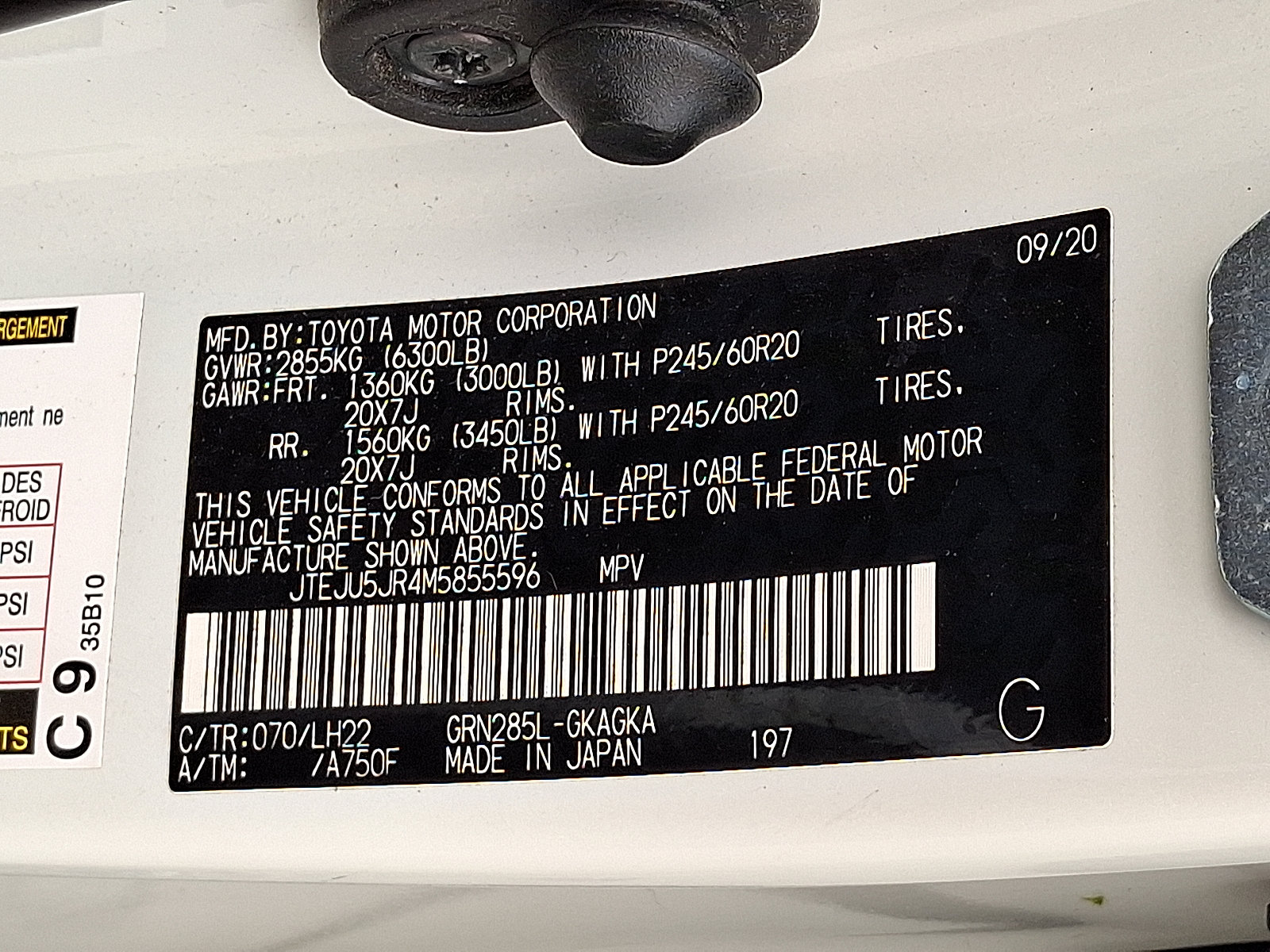 Used 2021 Toyota 4Runner Nightshade AWD/4WD image 26