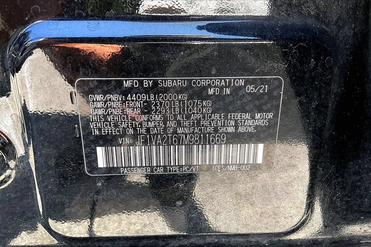 Used 2021 Subaru WRX STI Limited w/ Popular Package #3 (IZT) AWD/4WD image 16