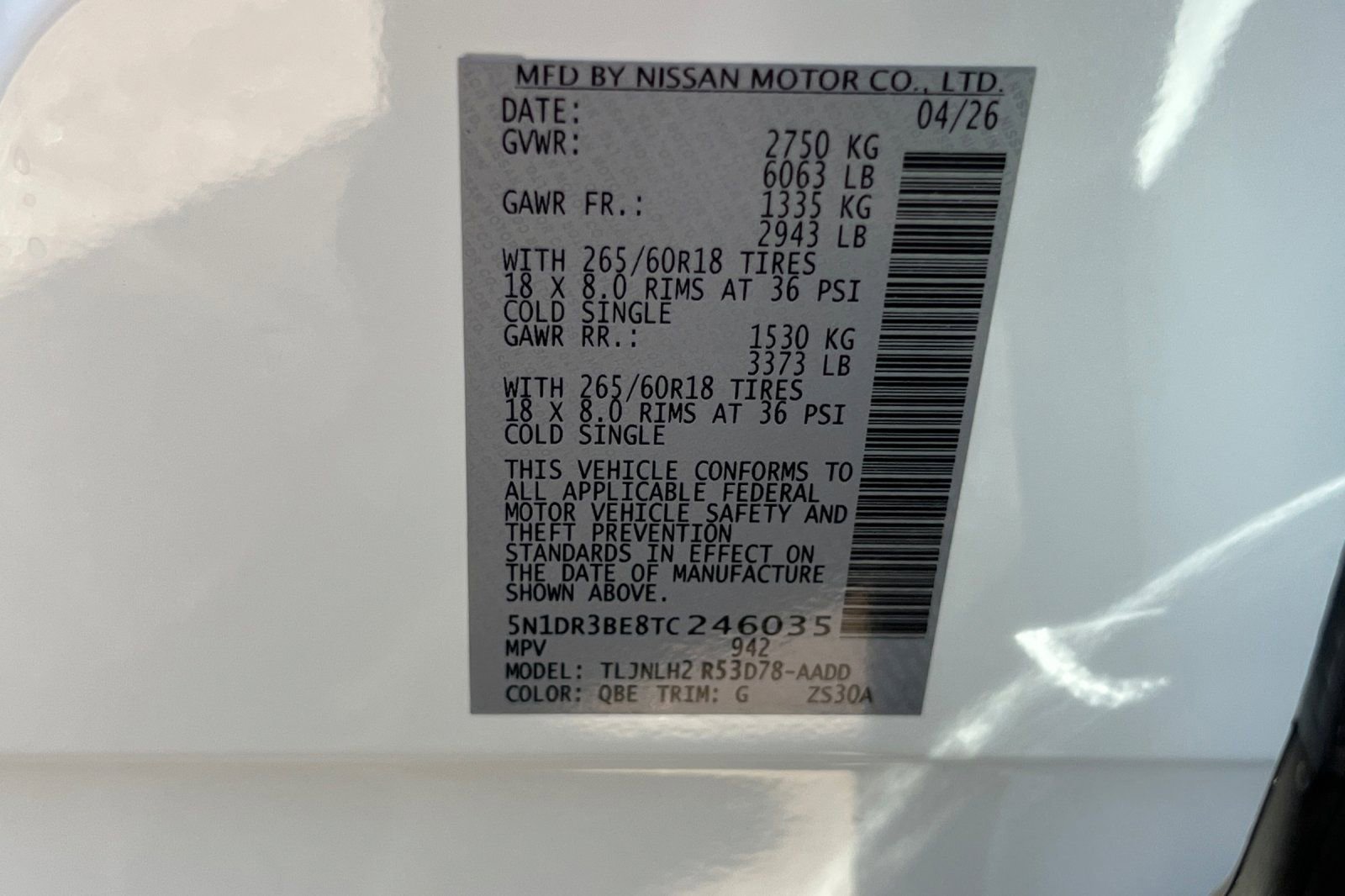 New 2026 Nissan Pathfinder Rock Creek AWD/4WD image 24