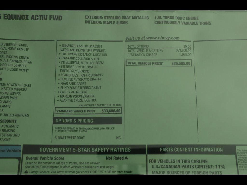 New 2026 Chevrolet Equinox ACTIV FWD image 23