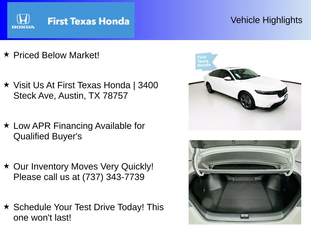 New 2026 Honda Accord EX-L image 5