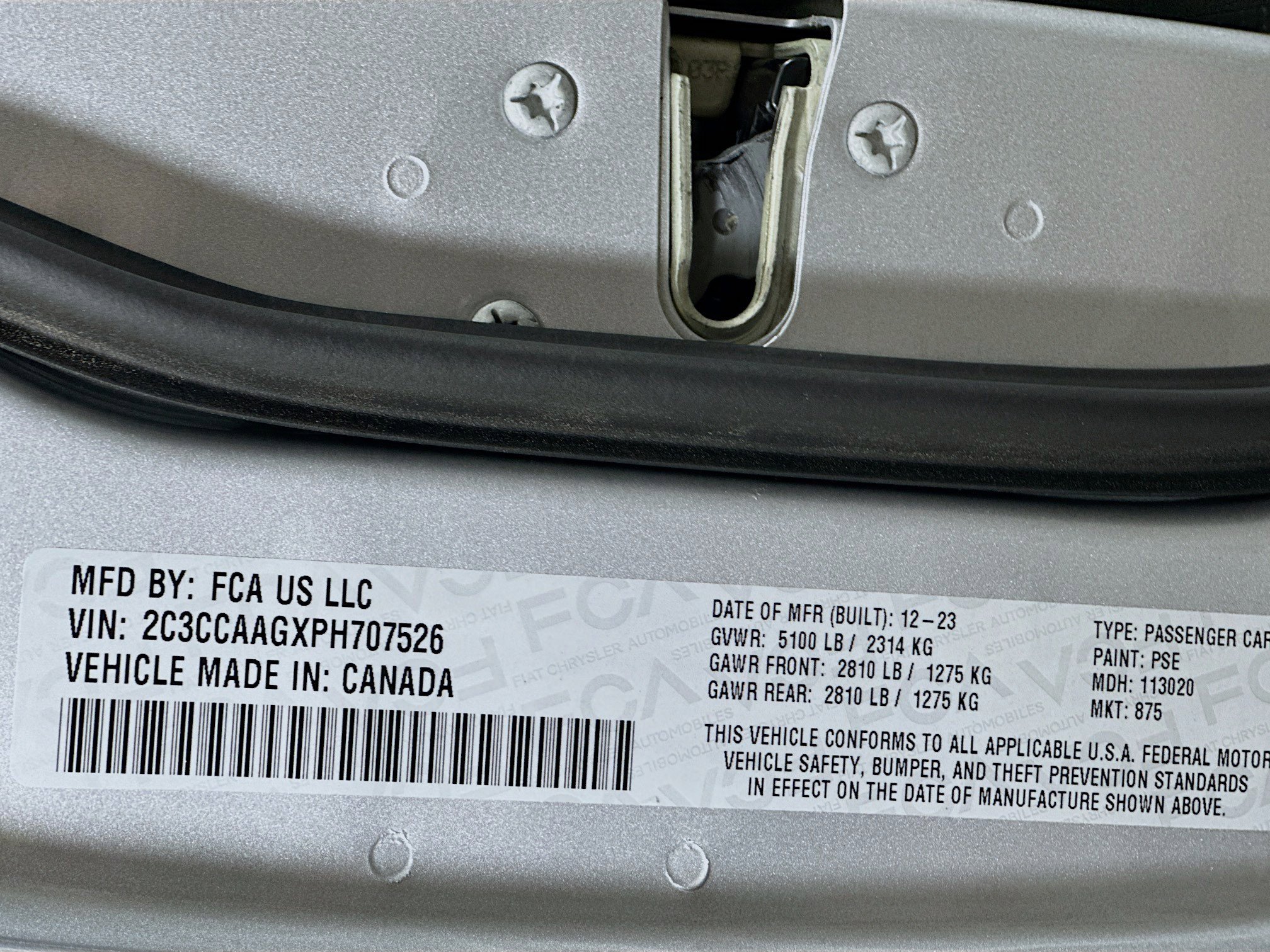 Used 2023 Chrysler 300 Touring w/ Sport Appearance Package image 12