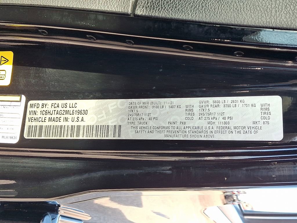 Certified 2021 Jeep Gladiator Sport image 28