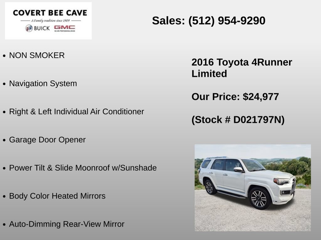 Used 2016 Toyota 4Runner Limited RWD image 12