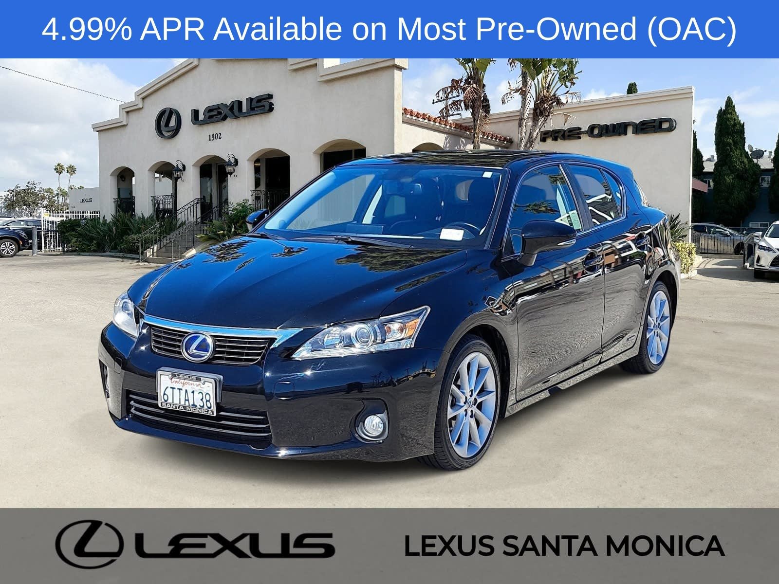 Used 2012 Lexus CT 200h Premium w/ Premium Audio Pkg
