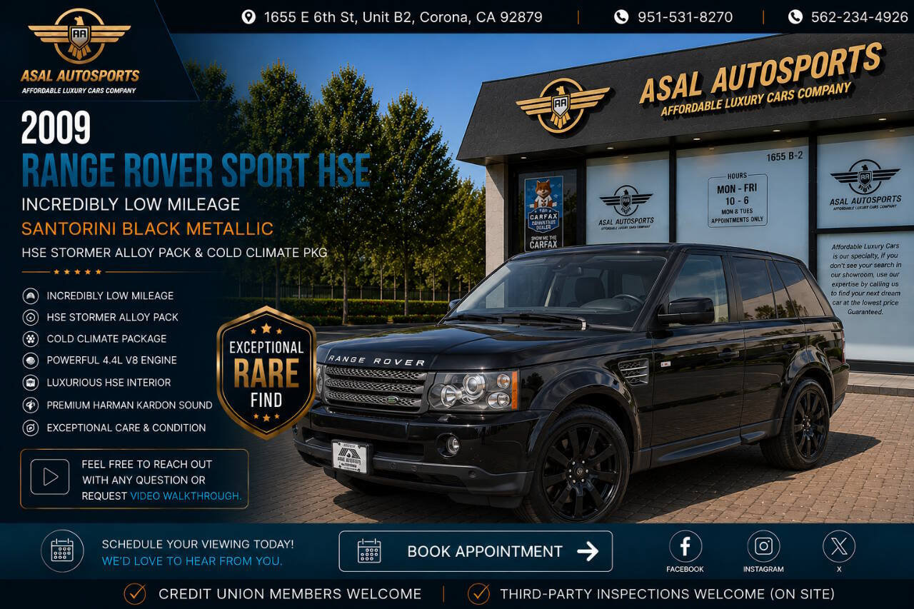 Used 2009 Land Rover Range Rover Sport HSE AWD/4WD image 2