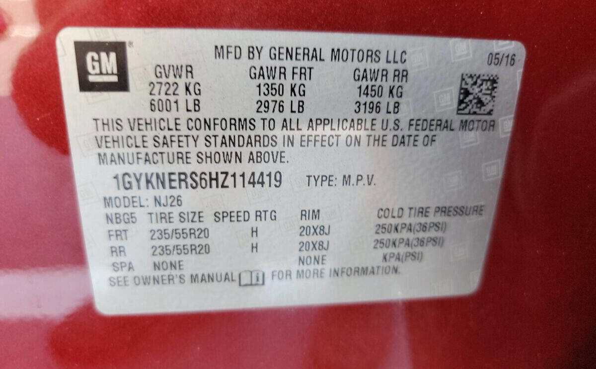 Used 2017 Cadillac XT5 Premium Luxury image 16