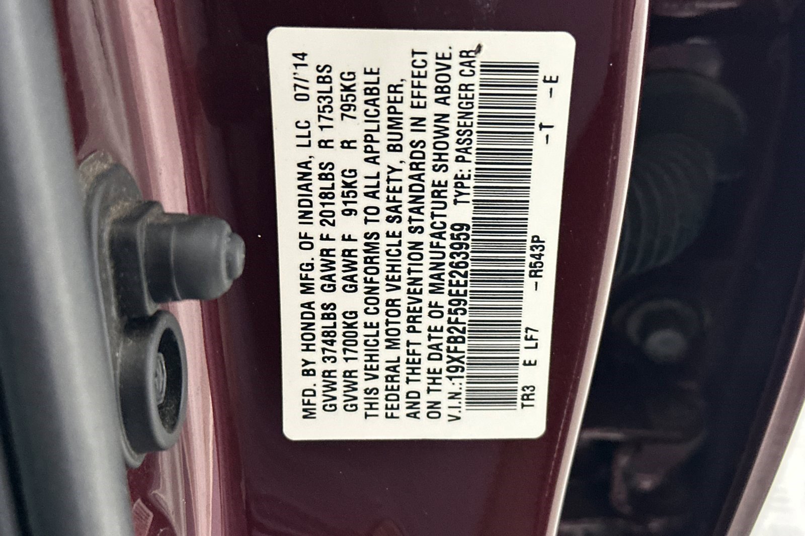 Used 2014 Honda Civic LX image 20