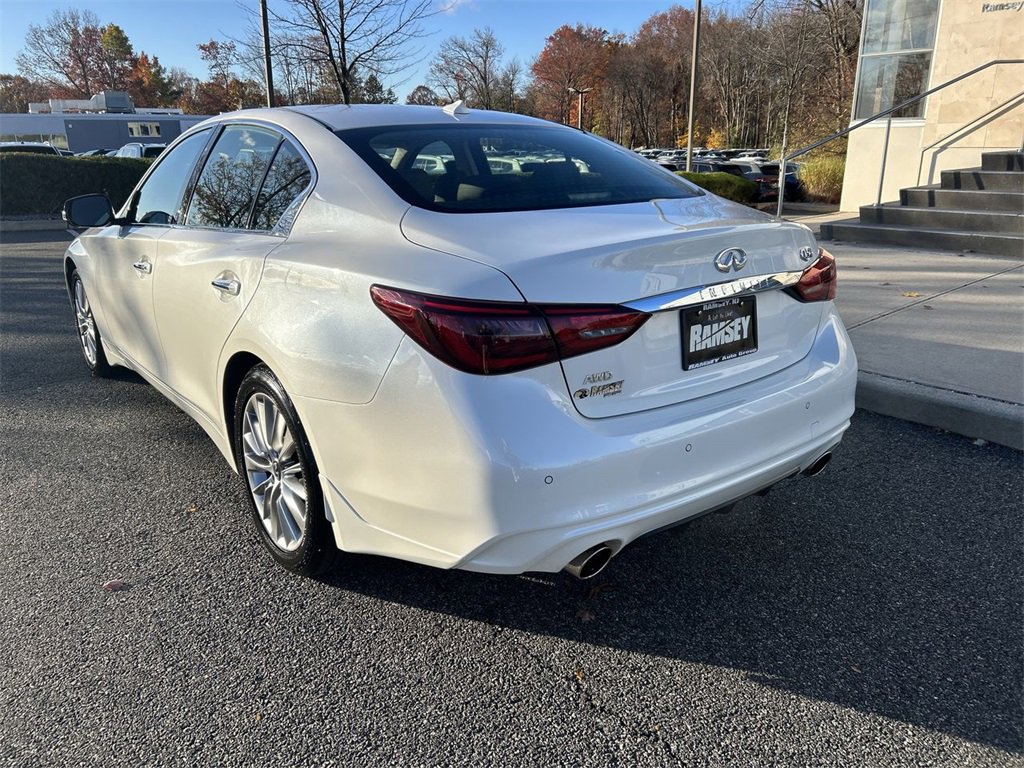 Certified 2022 INFINITI Q50 Luxe w/ Cargo Package image 6