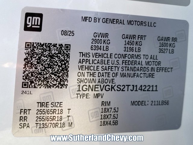 New 2026 Chevrolet Traverse LT w/ Driver Confidence Package image 56