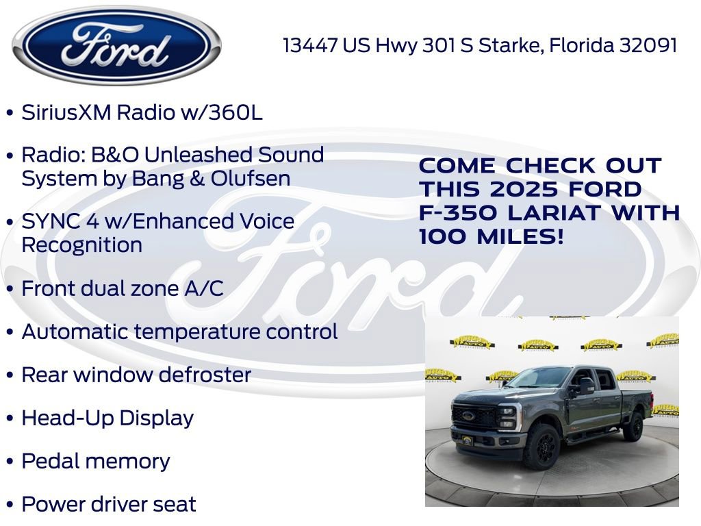 New 2025 Ford F350 Lariat w/ Lariat Ultimate Package image 30