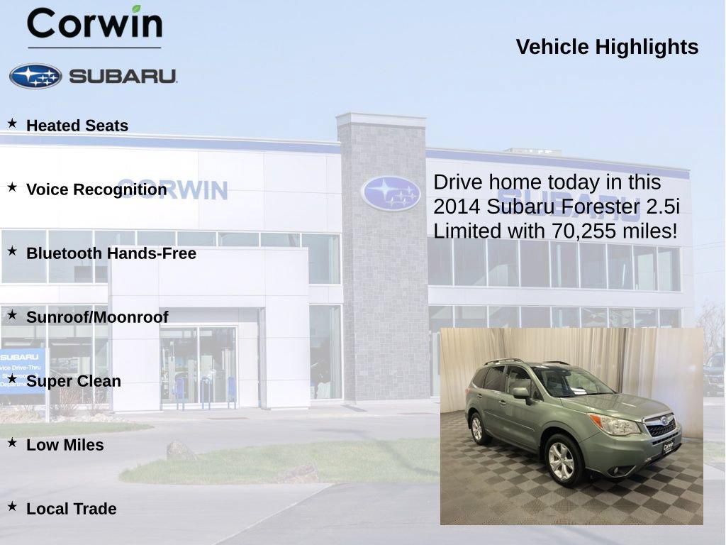 Used 2014 Subaru Forester 2.5i Limited w/ Protection Package #2 AWD/4WD image 6